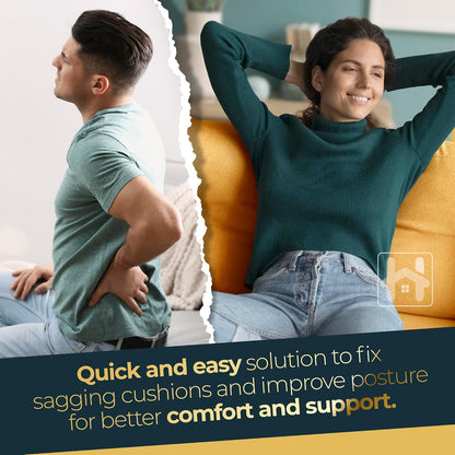 Golden Home Essentials Heavy Duty Couch Support for Sagging Cushions – 23in x 72in Extra Wide Sofa Cushion Board - Anti-Slip Sofa Cushion Support Board | Breathable Material