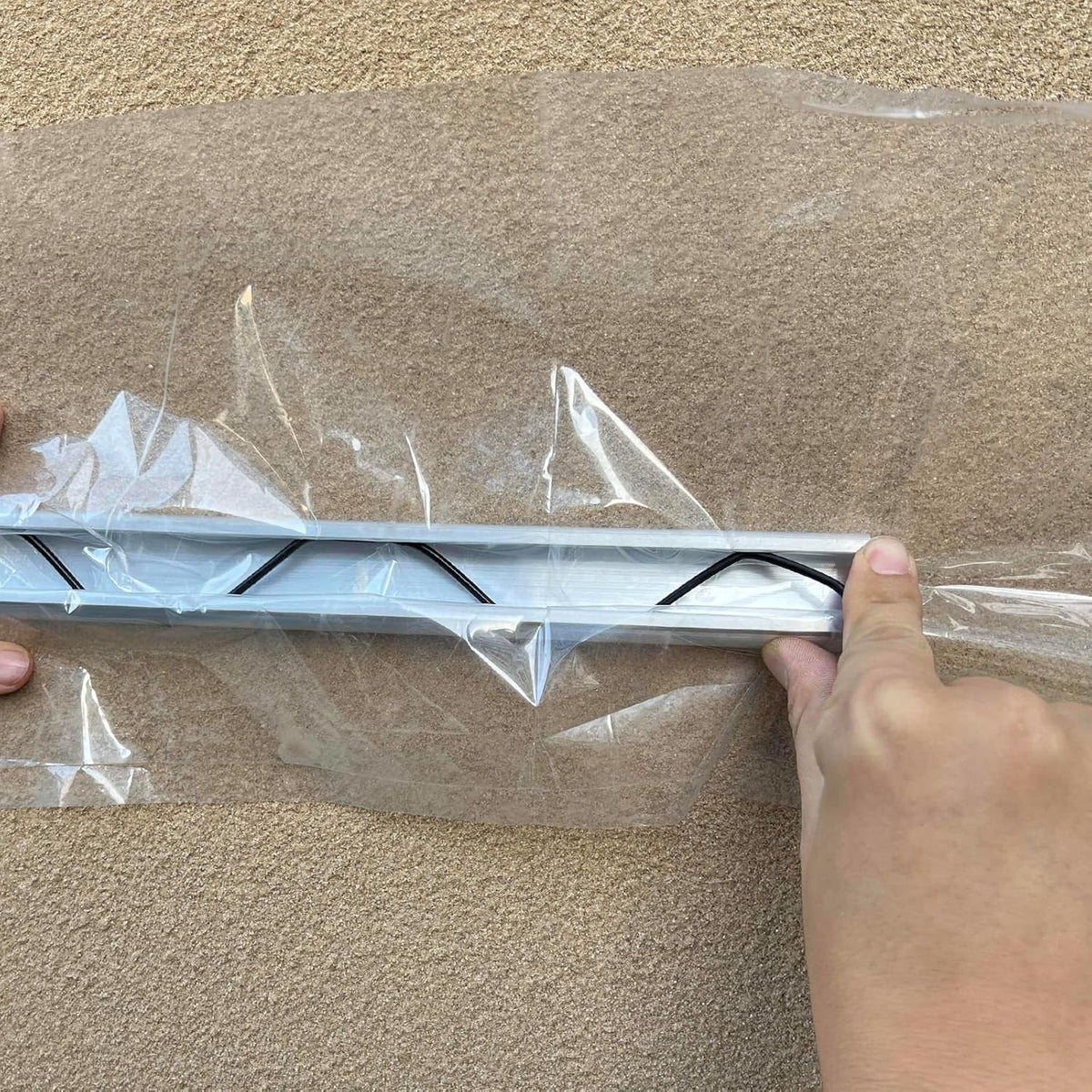 6.6 ft Set of 20 Greenhouse Spring Wire and Lock Channel Kit, PVC-Coated Wires and Aluminum Lock Channels for Greenhouse Plastic Film,Shade Cloth