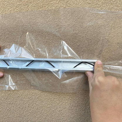 6.6 ft Set of 20 Greenhouse Spring Wire and Lock Channel Kit, PVC-Coated Wires and Aluminum Lock Channels for Greenhouse Plastic Film,Shade Cloth