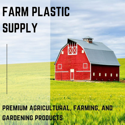 Farm Plastic Supply - Crawl Space Vapor Barrier - 10 Mil - Black Vapor Barrier, Thick Plastic Sheeting, Heavy Duty Polyethylene Film, Drop Cloth Covering for Crawlspace, Basement (24' x 100')