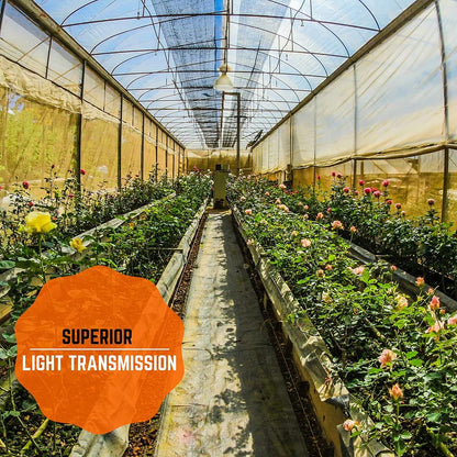Farm Plastic Supply - Clear Greenhouse Plastic Sheeting - Ultra Durable - 8 mil - (50' x 60') - 4 Year UV Resistant Polyethylene Greenhouse Film for Gardening, Farming, Agriculture