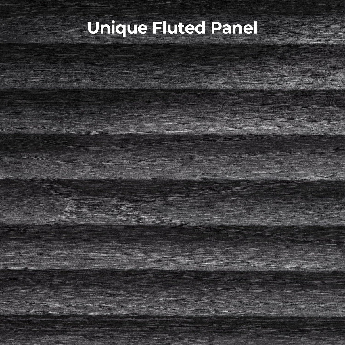 SICOTAS Buffet Cabinet with Storage Accent Sideboard Modern Credenza with Doors & Shelves Fluted Media Console Mid Century Coffee Bar Table for Living Room Kitchen Dining Room Hallway (1PCS)