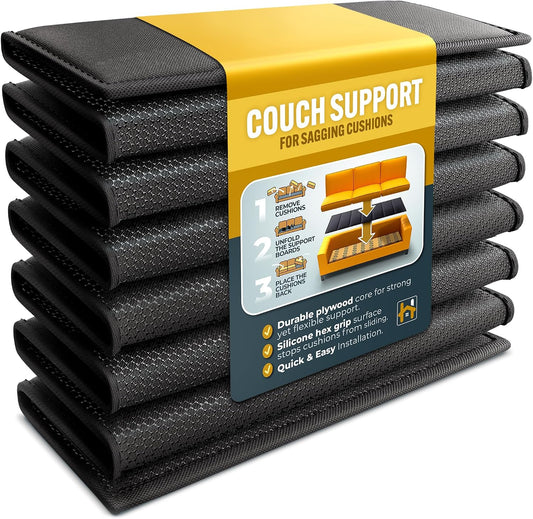 Golden Home Essentials Heavy Duty Couch Support for Sagging Cushions – 23in x 72in Extra Wide Sofa Cushion Board - Anti-Slip Sofa Cushion Support Board | Breathable Material
