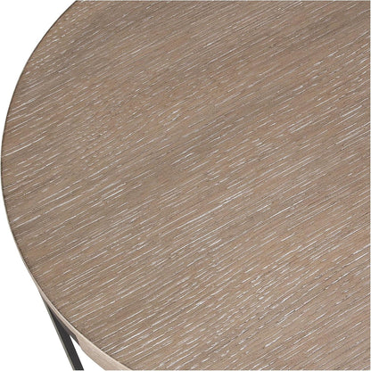 Uttermost 50003 Palisade - Round Side Table-24 Inches Tall and 19 Inches Wide