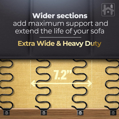 Golden Home Essentials Heavy Duty Couch Support for Sagging Cushions – 23in x 72in Extra Wide Sofa Cushion Board - Anti-Slip Sofa Cushion Support Board | Breathable Material