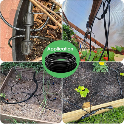 20 FT 1/2 inch Drip Irrigation Tubing Main Line Hose for Garden Irrigation System