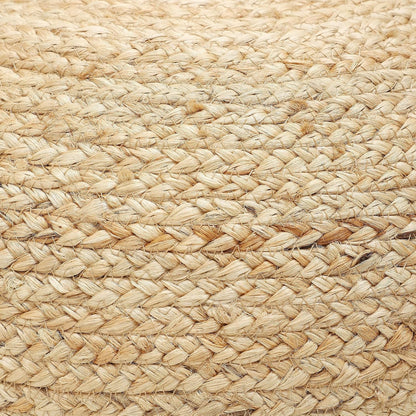 · REDEARTH · Jute Pouf Ottoman - Circular Boho Foot Stool - Jute Natural | Jute, 19.5"x19.5"x14"; Braided Pouffe Accent Sitting, Doubles as Foot Rest for Living Room, Patio, Outdoor, Bedroom